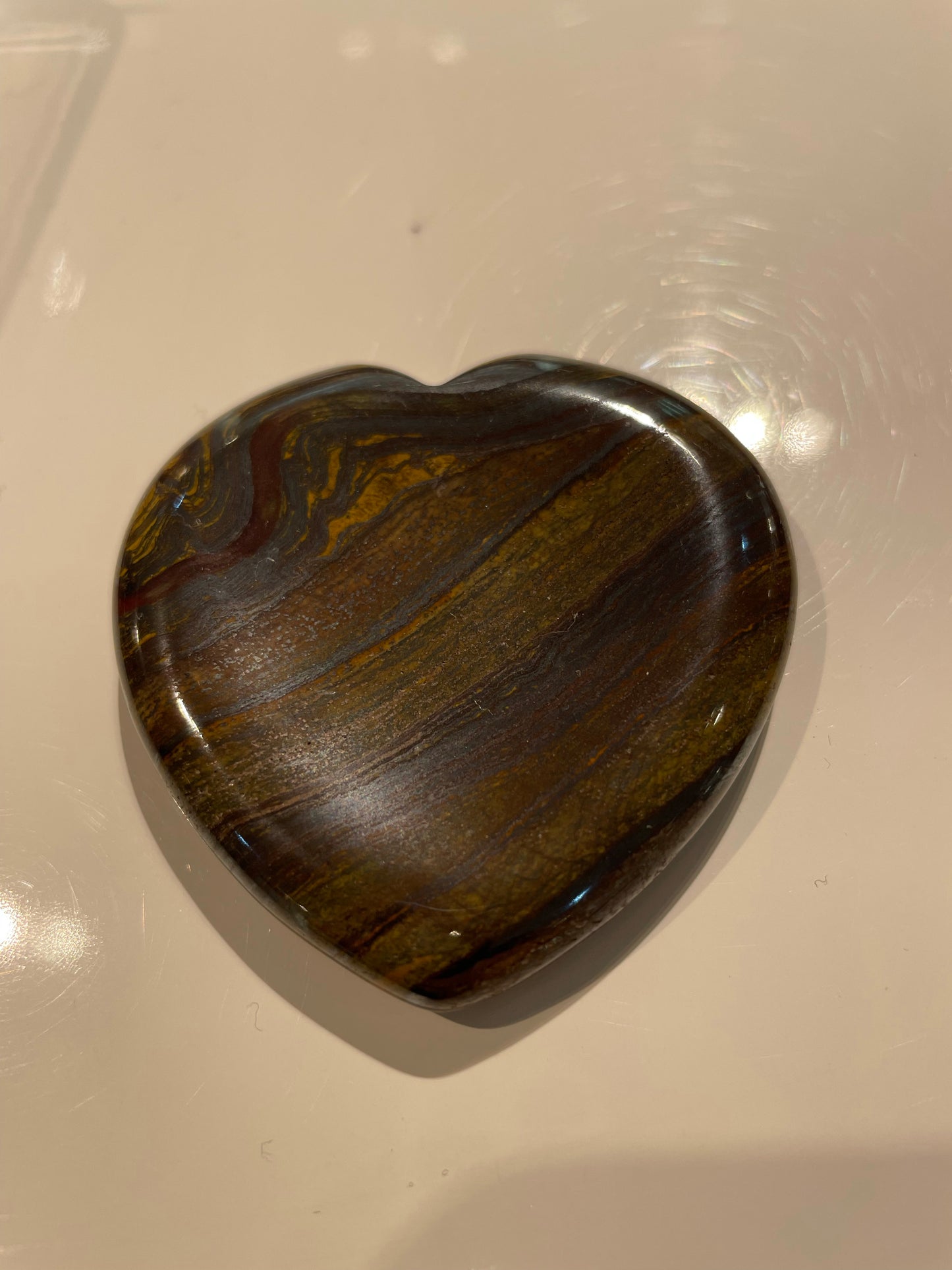 Tiger Iron Worry Stone