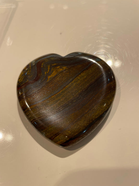 Tiger Iron Worry Stone