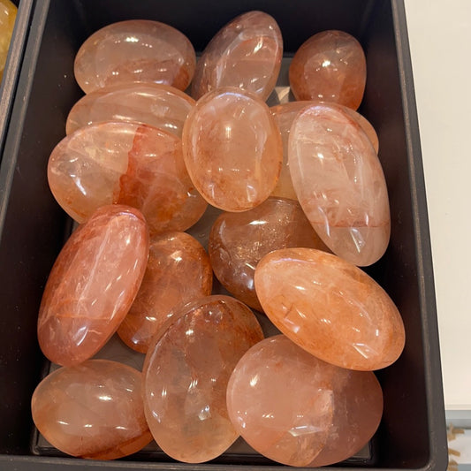 Hematoid Quartz Palmstone