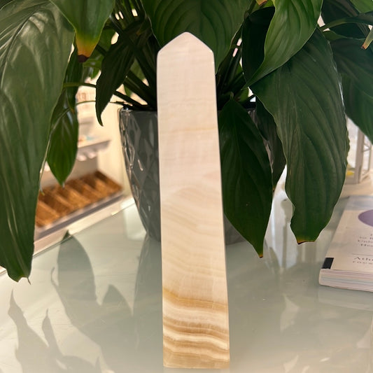 Pink Calcite Tower