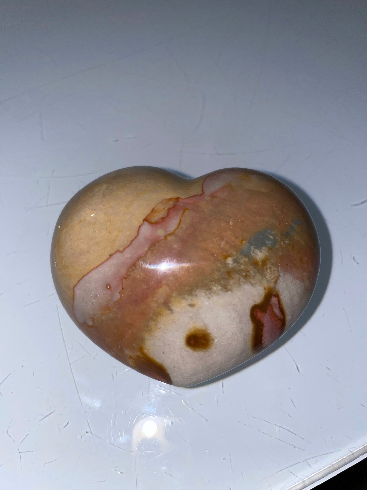 Polychrome Jasper Heart