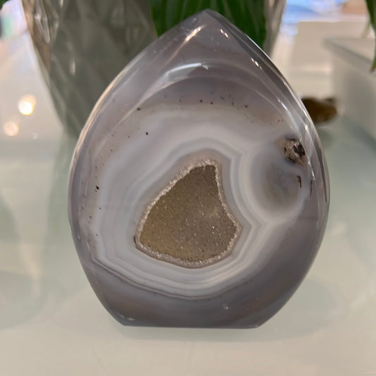 Druzy Agate Flame