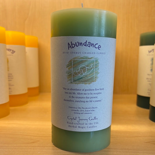 CJ- Herb Pillar Candle