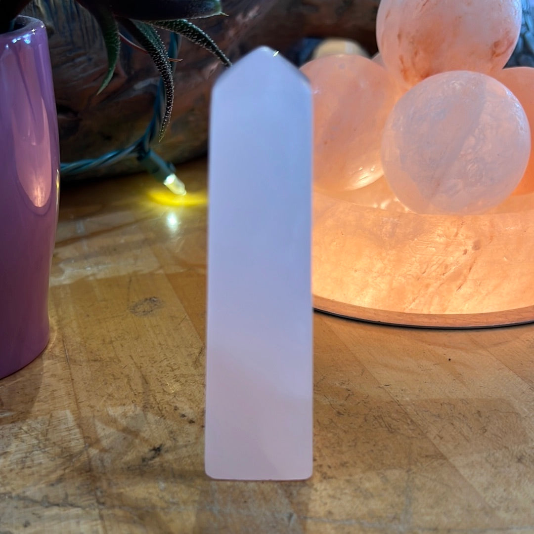 Pink Calcite Tower