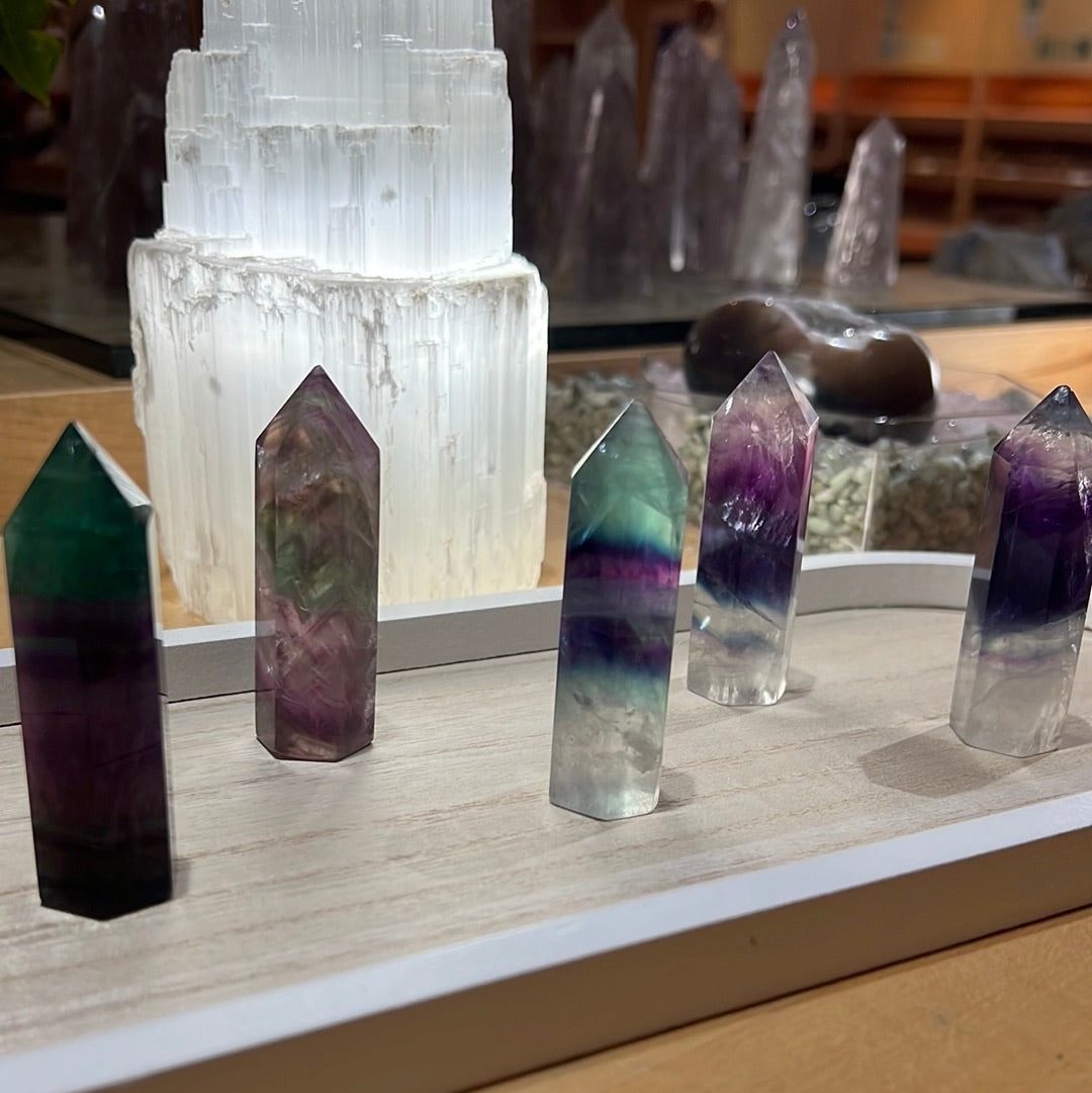 Rainbow Fluorite Tower