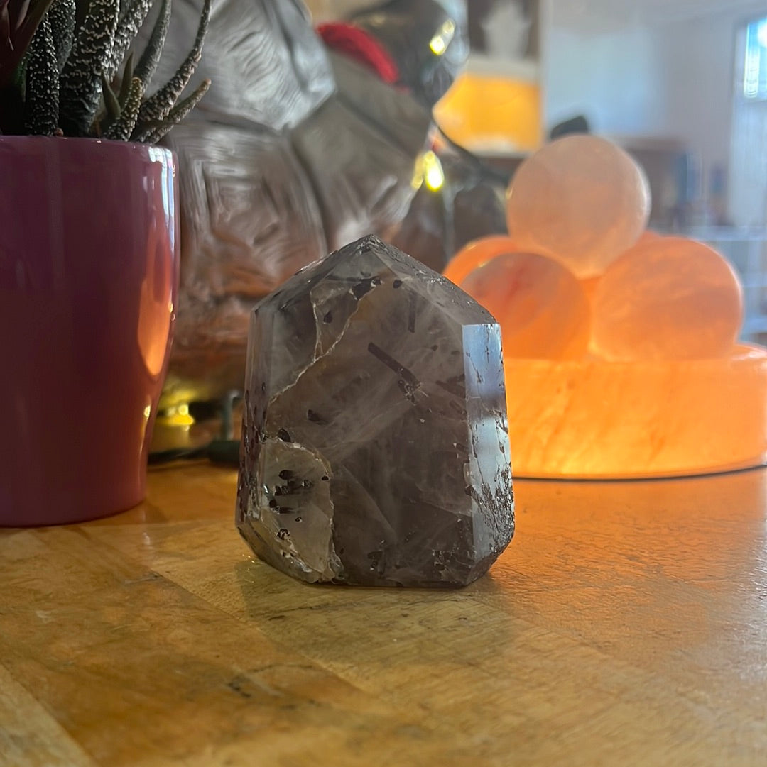 Tourmaline In Quartz Tower