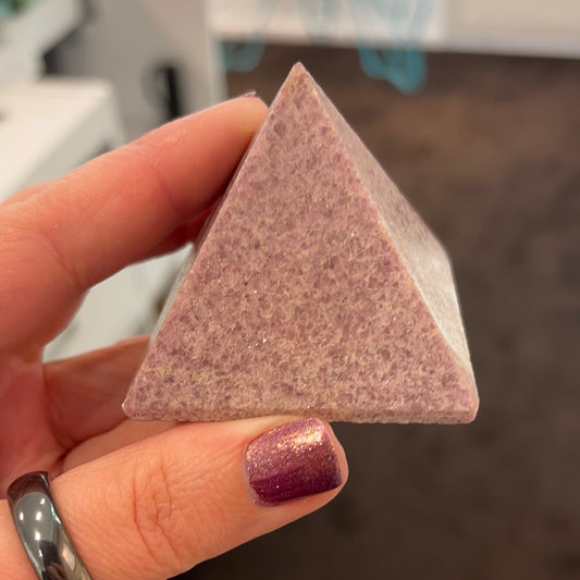 Lepidolite Pyramid