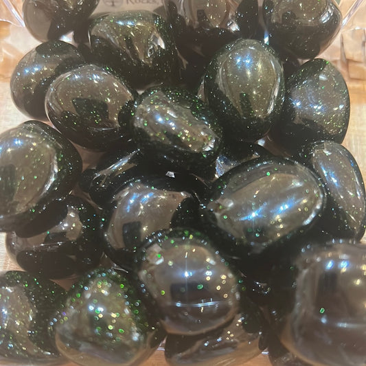 Green Goldstone Tumble