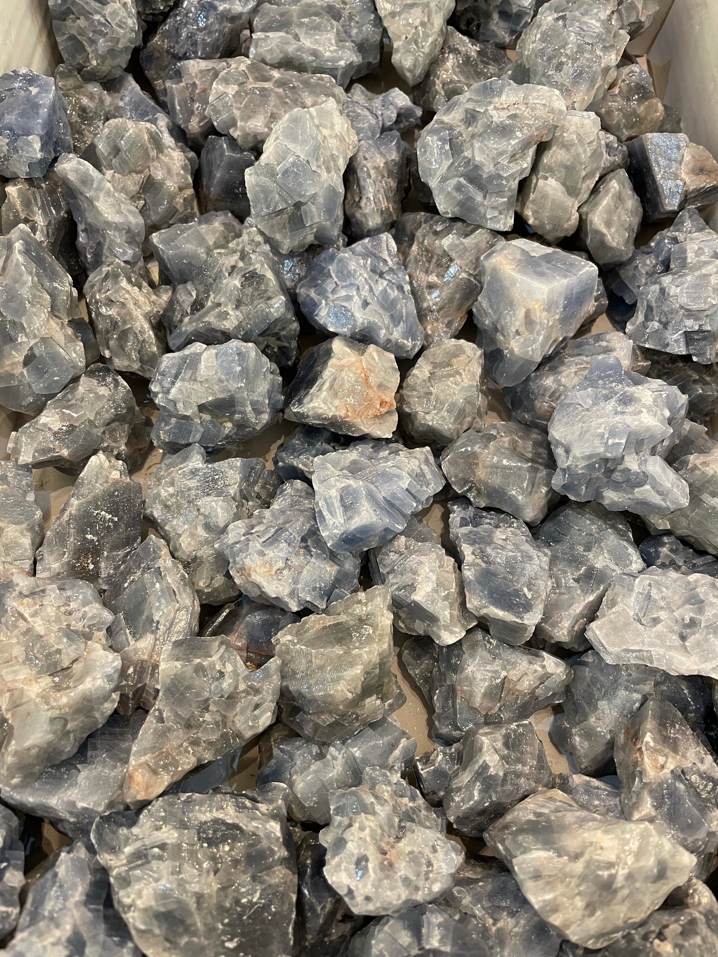 Blue Calcite Rough Stone