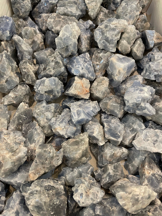 Blue Calcite Rough Stone