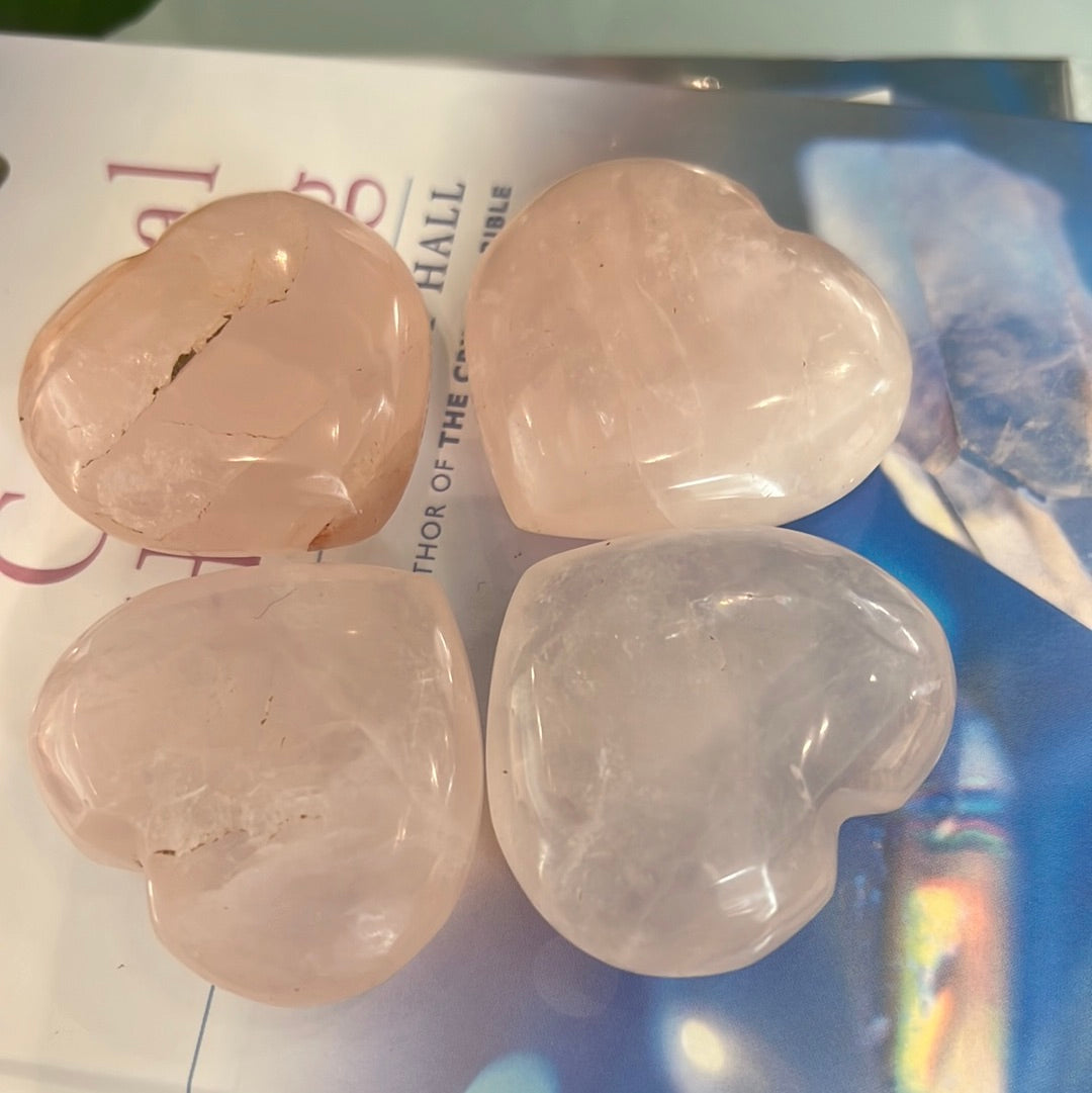 Rose Quartz Heart