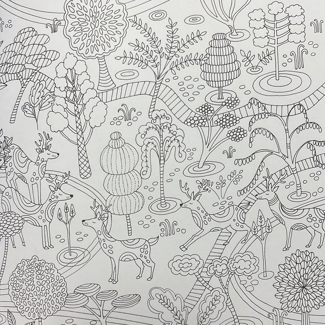 Zen Garden Artist’s Coloring Book
