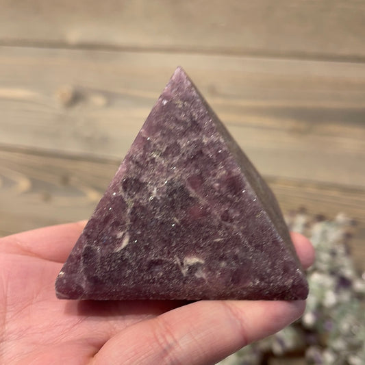 Lepidolite Pyramid