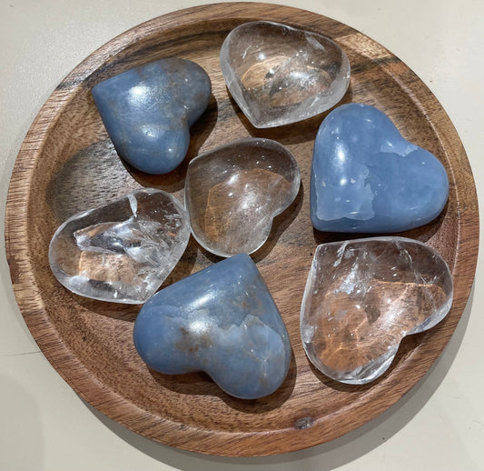 Clear Quartz Heart