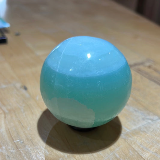Pistachio Calcite Sphere