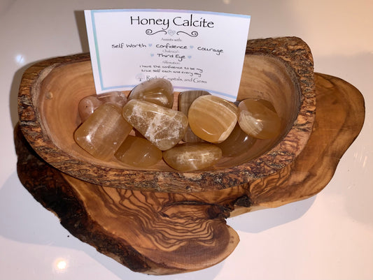 Honey Calcite Tumble