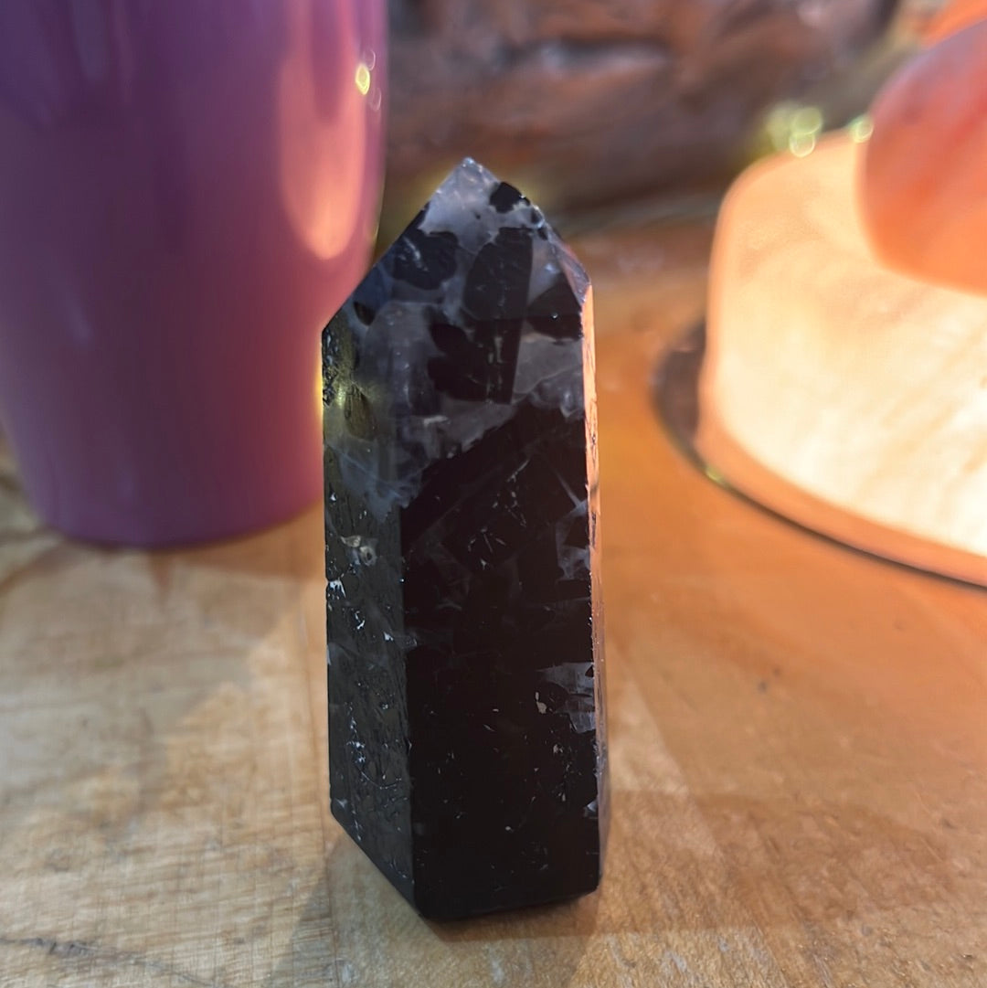 Tourmaline In Quartz Tower