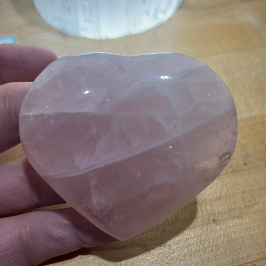 Rose Quartz Heart