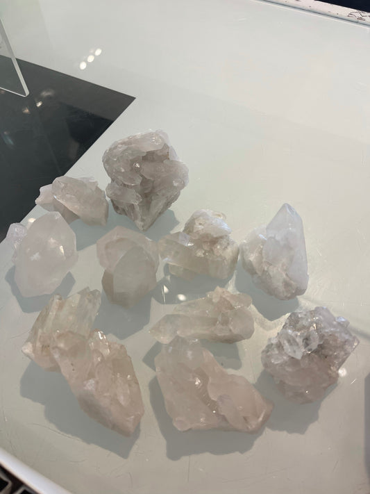 Clear Quartz Clusters From Brazil