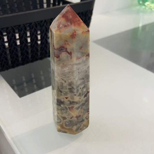 Crazy Lace Agate Tower