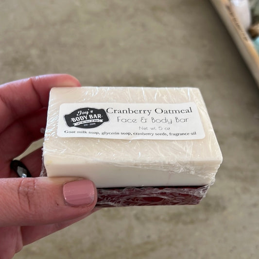 Cranberry Oatmeal Face And Body Bar