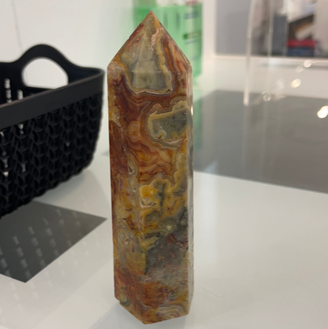 Crazy Lace Agate Tower