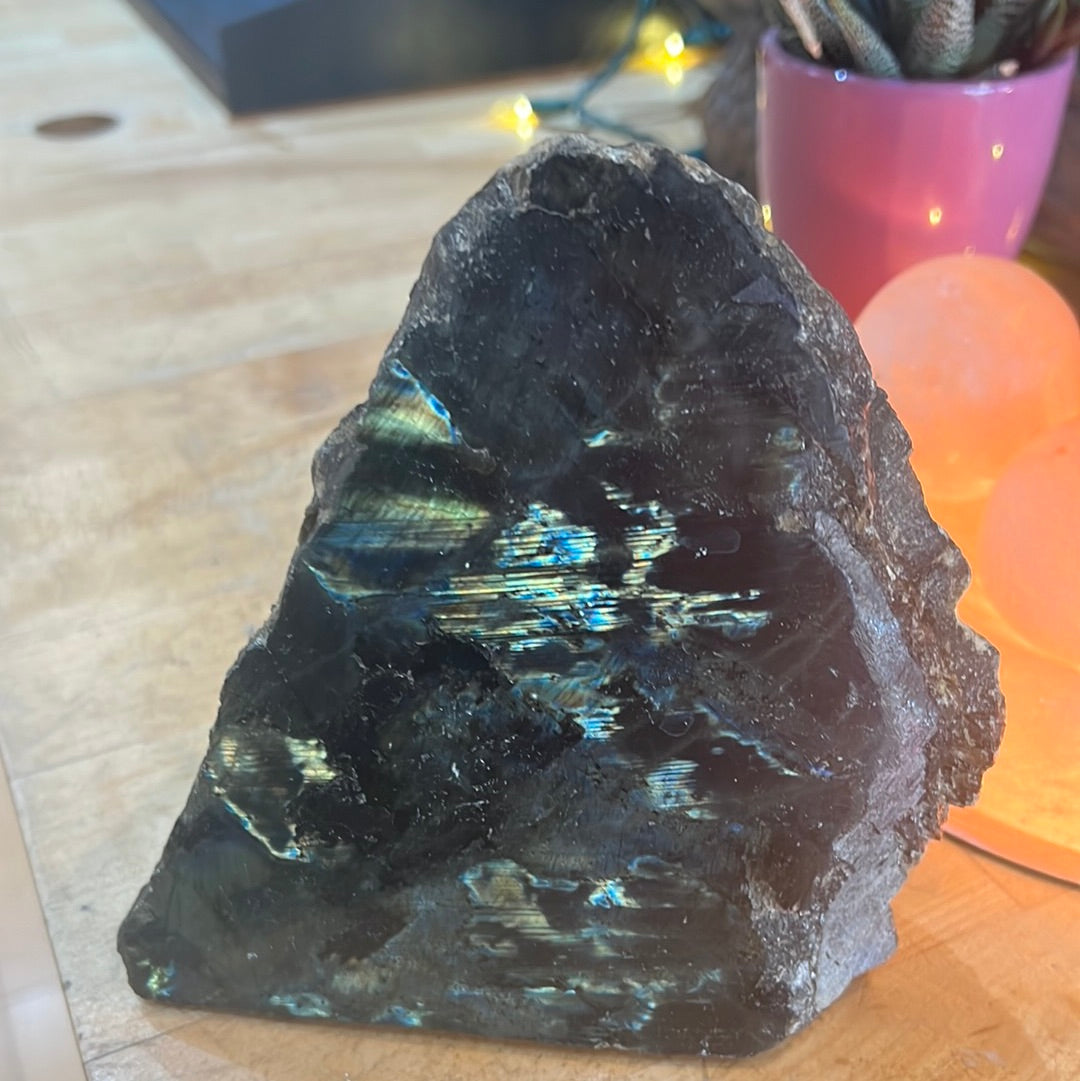Labradorite Half Polished Freeform