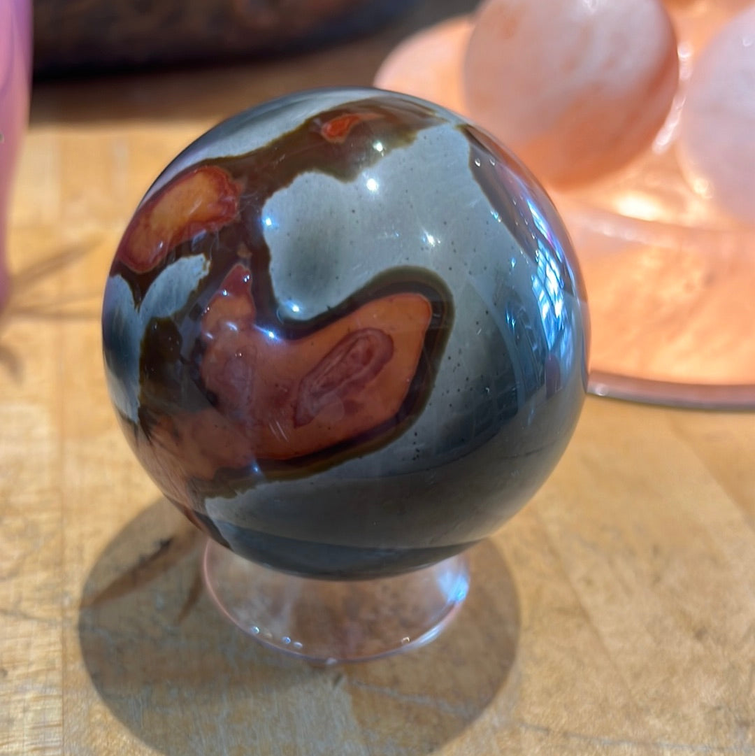Polychrome Jasper Sphere