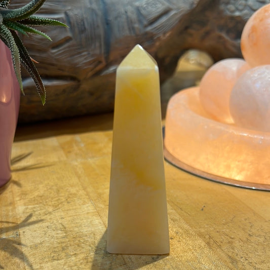 Orange Calcite Tower