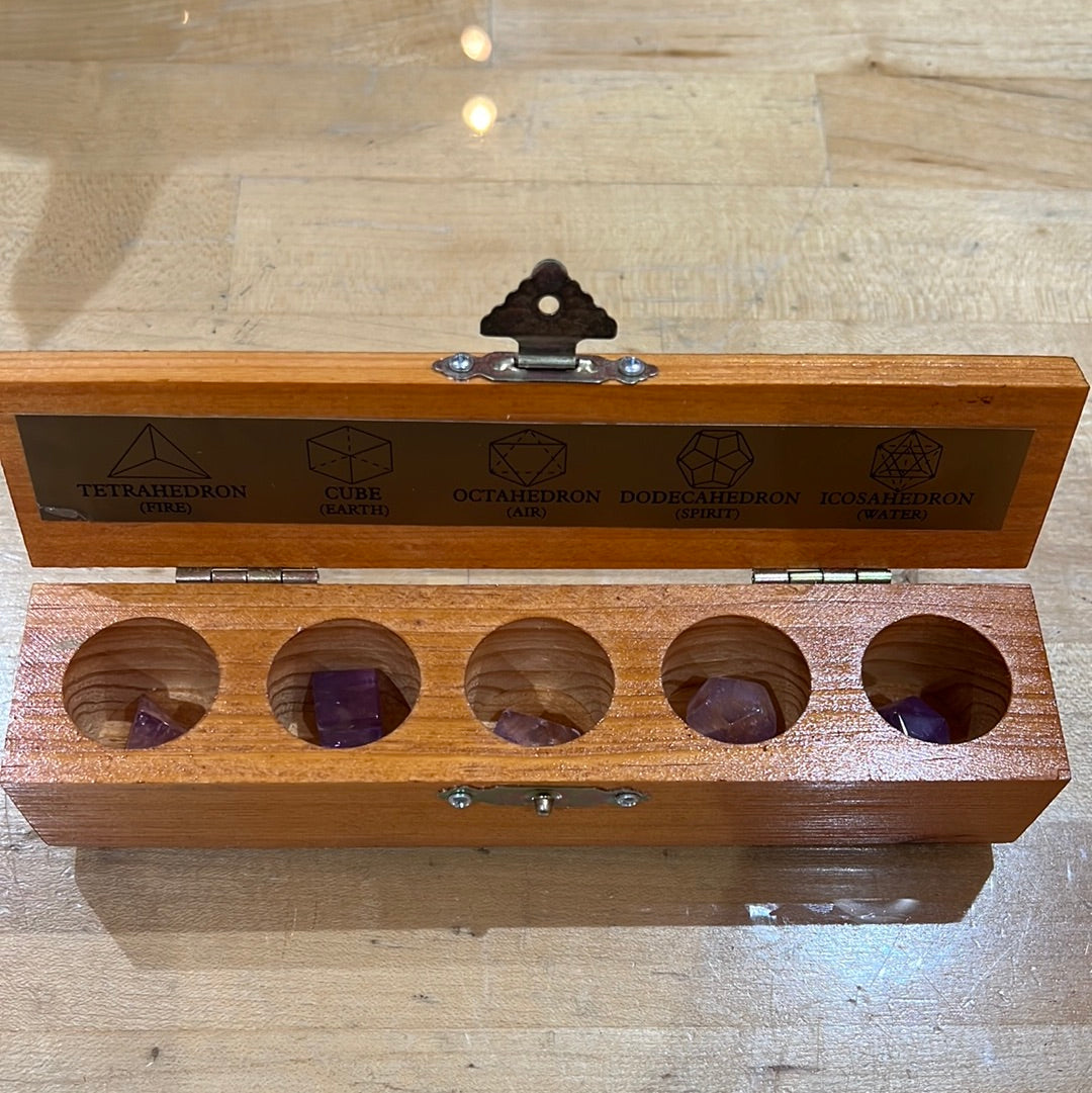 Sacred Geometry Set Amethyst