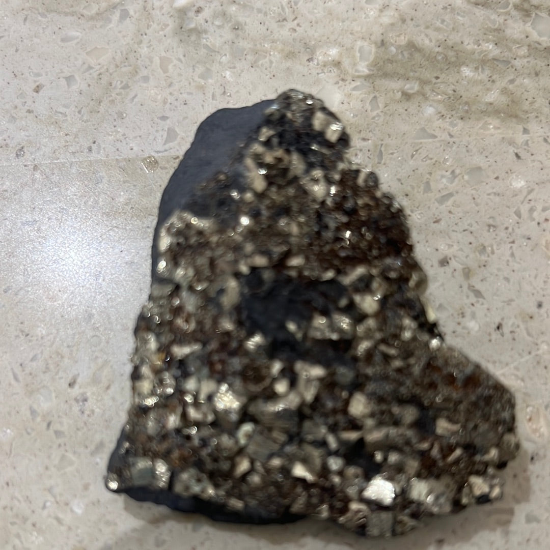 Shungite With Pyrite