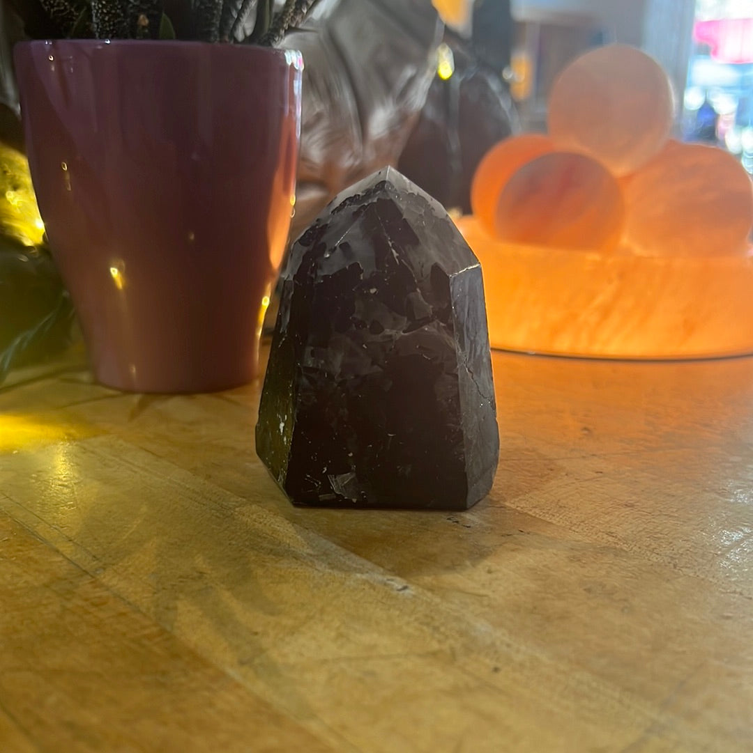Tourmaline In Quartz Tower