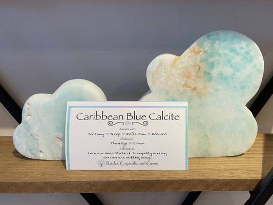 Caribbean Blue Calcite Cloud