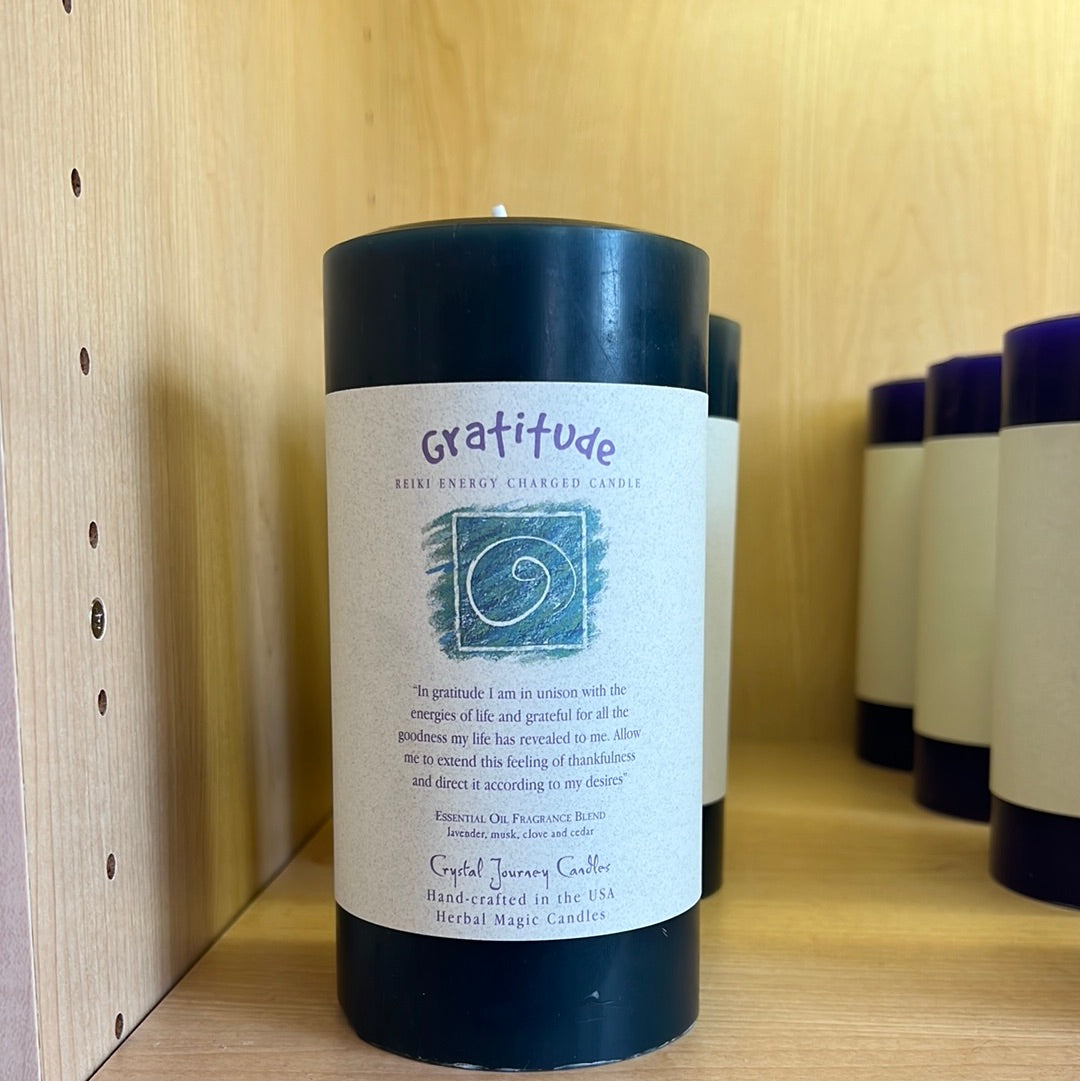 CJ- Herb Pillar Candle