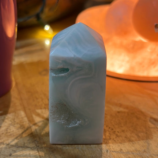 Caribbean Blue Calcite Tower