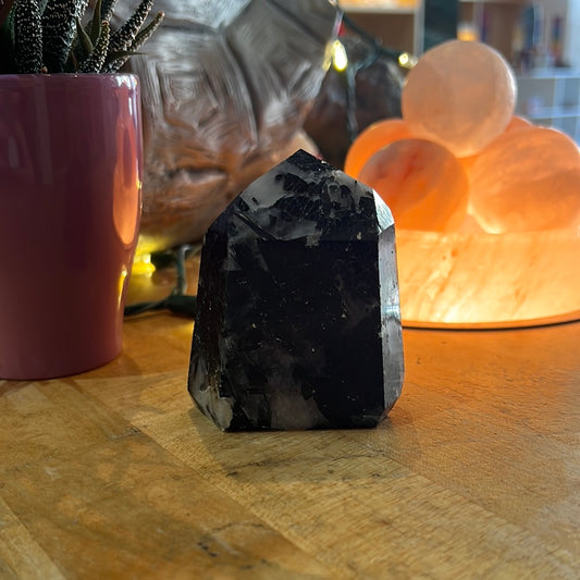 Tourmaline In Quartz Tower