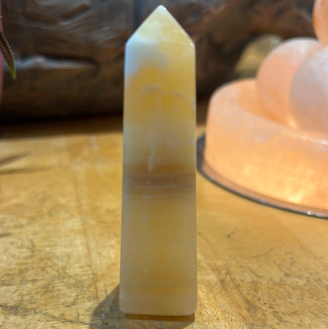 Orange Calcite Tower
