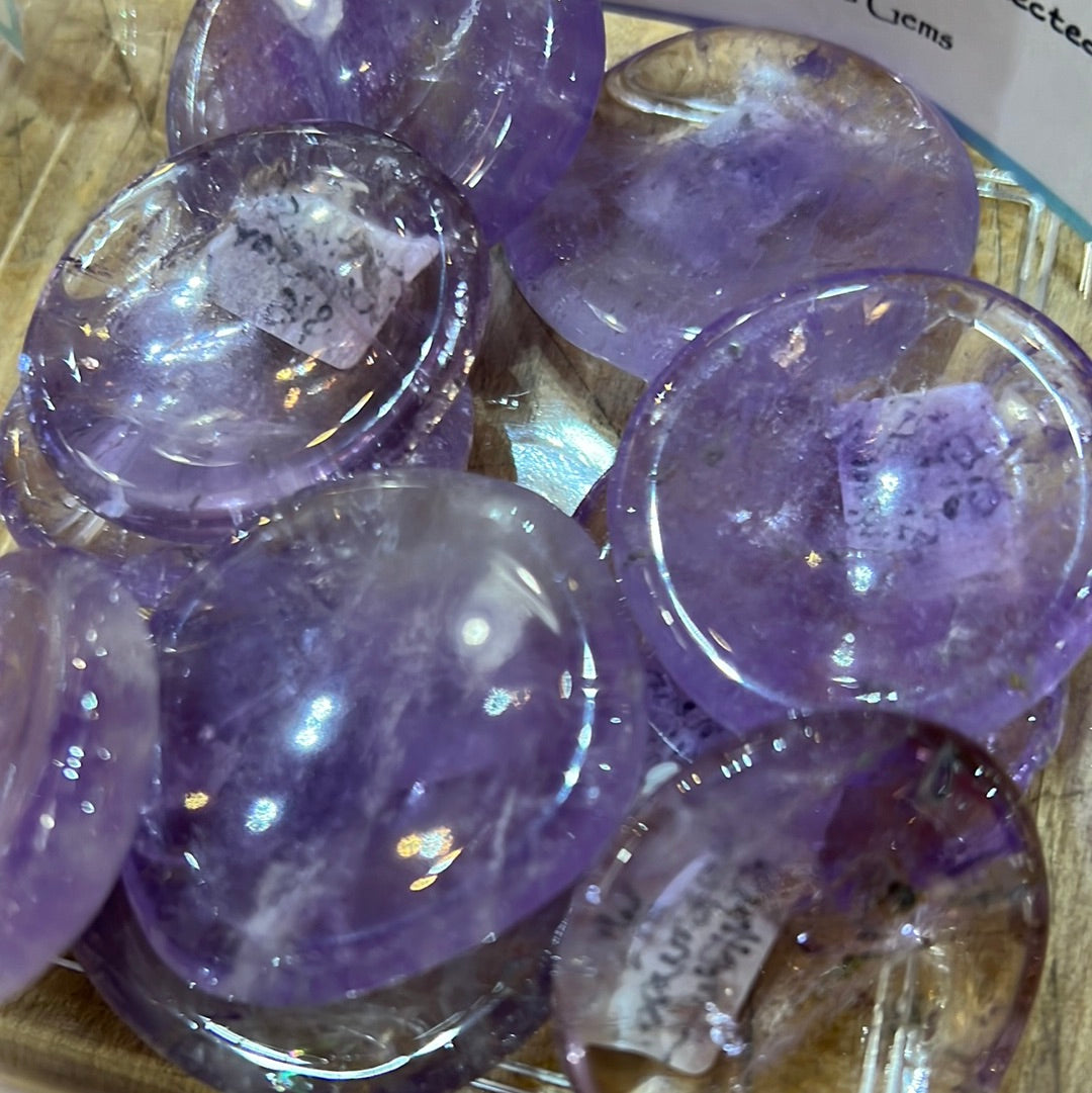 Amethyst Worry Stone