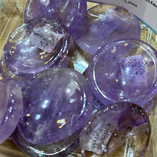 Amethyst Worry Stone