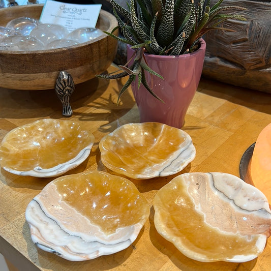 Onyx and Calcite Dish