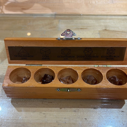 Sacred Geometry Set Smoky Quartz