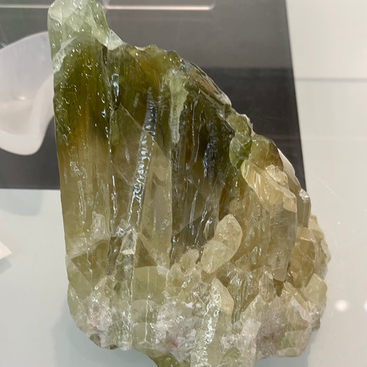Green Calcite Chunk Mountain