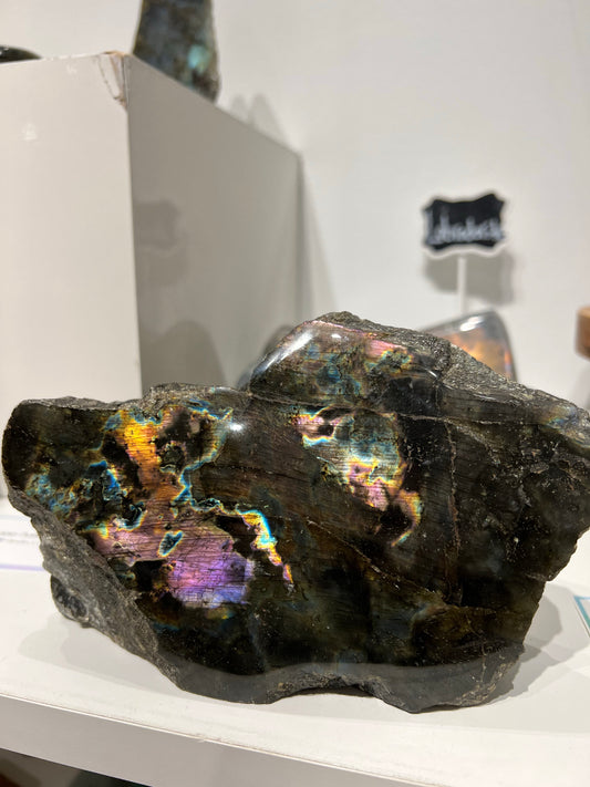 Labradorite Half Polished
