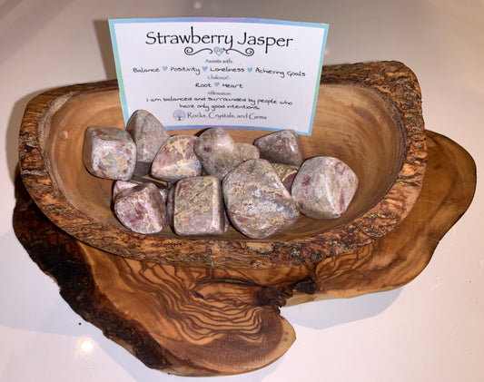 Strawberry Jasper Tumble