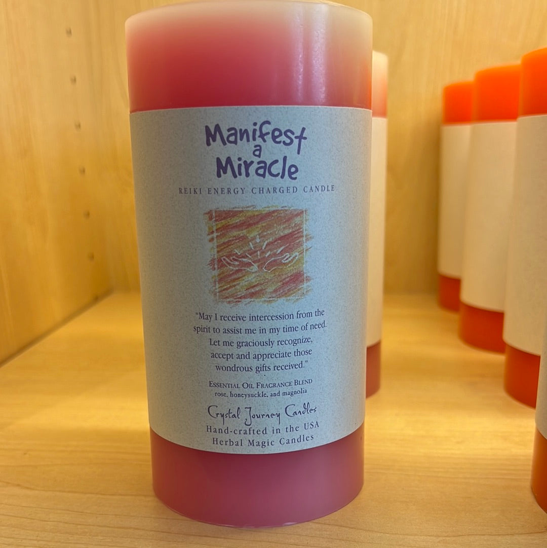 CJ- Herb Pillar Candle