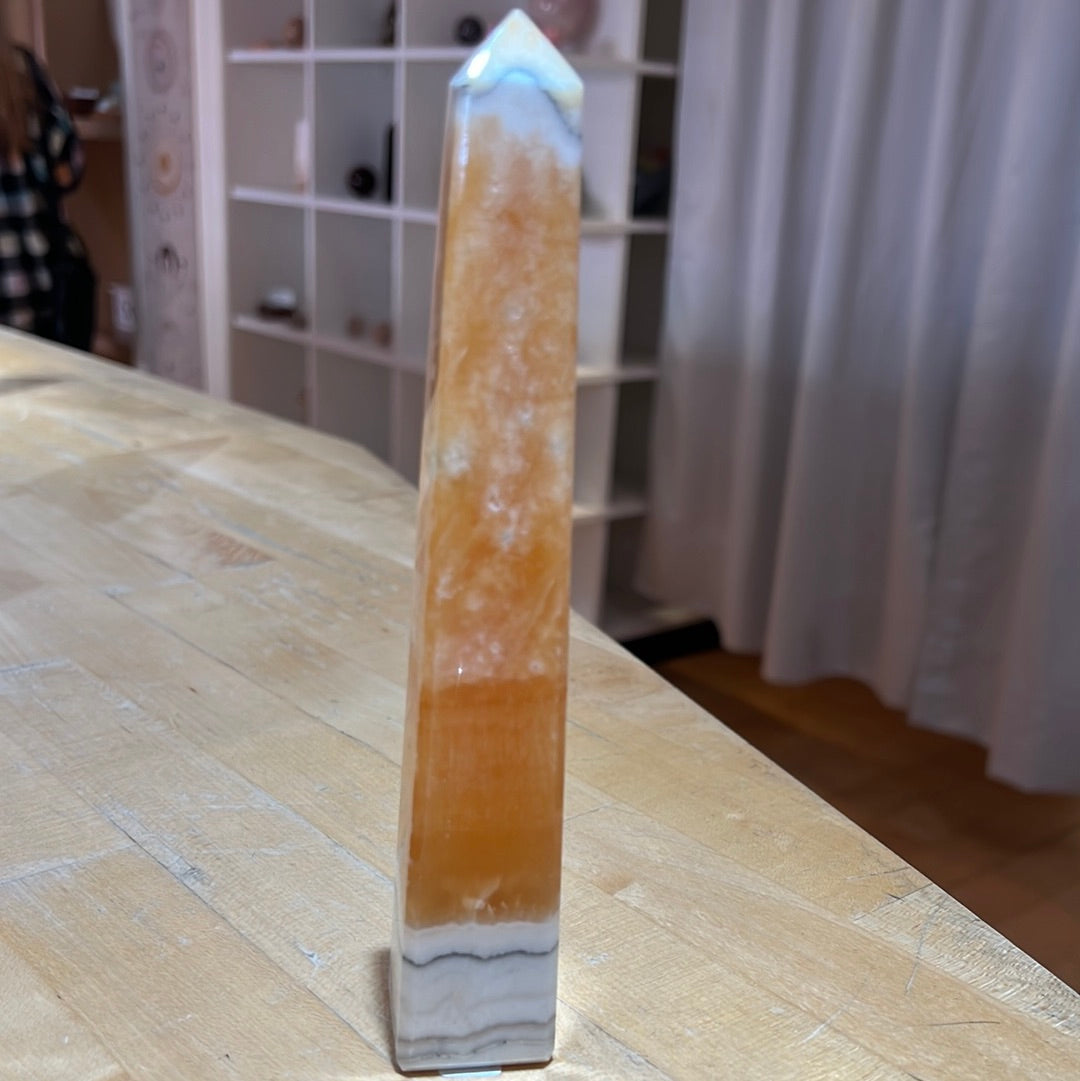 Yellow Calcite Tower