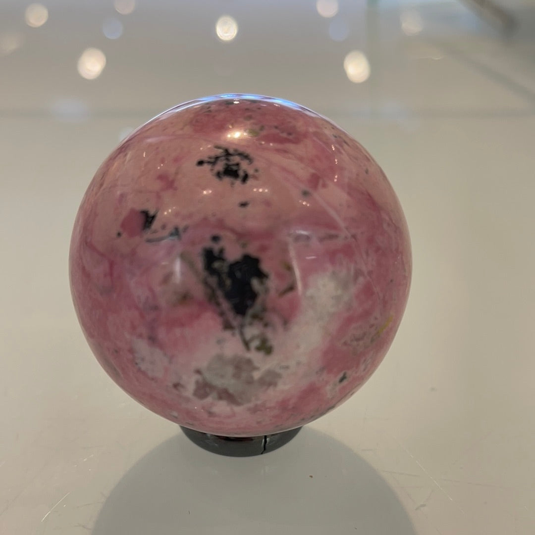 Peruvian Rhodonite Sphere