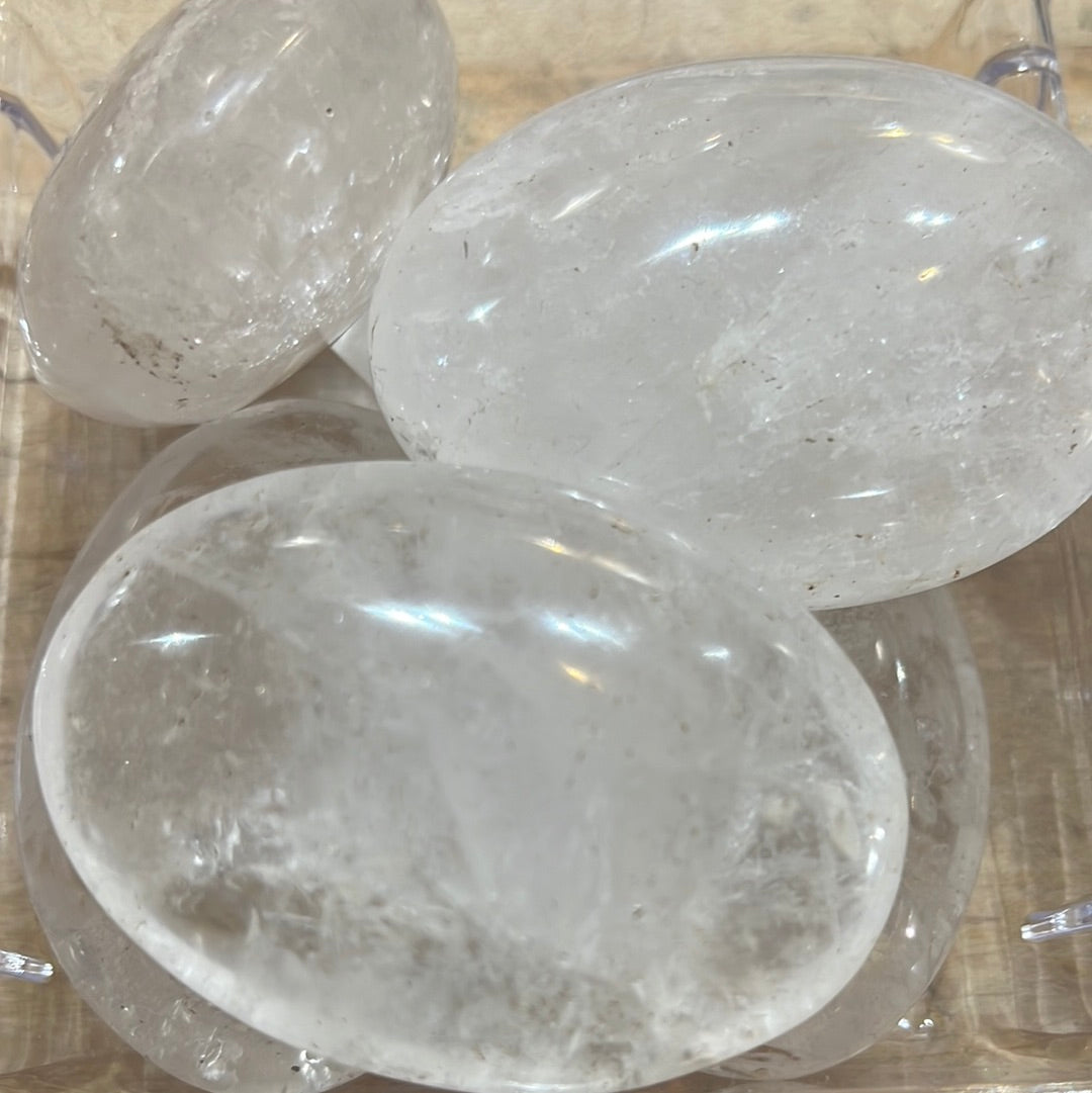 Clear Quartz Palmstone