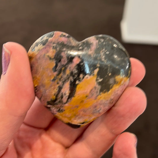 Rhodonite Heart