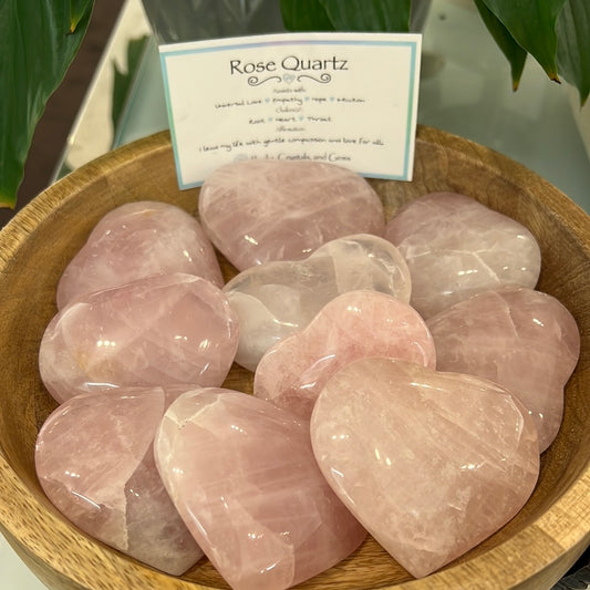 Rose Quartz Heart
